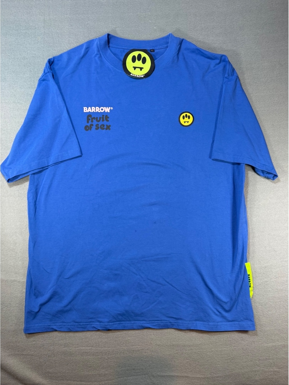 Barrow "Fruit of Sex" Embroidered Graphic T-Shirt Size 2XL
